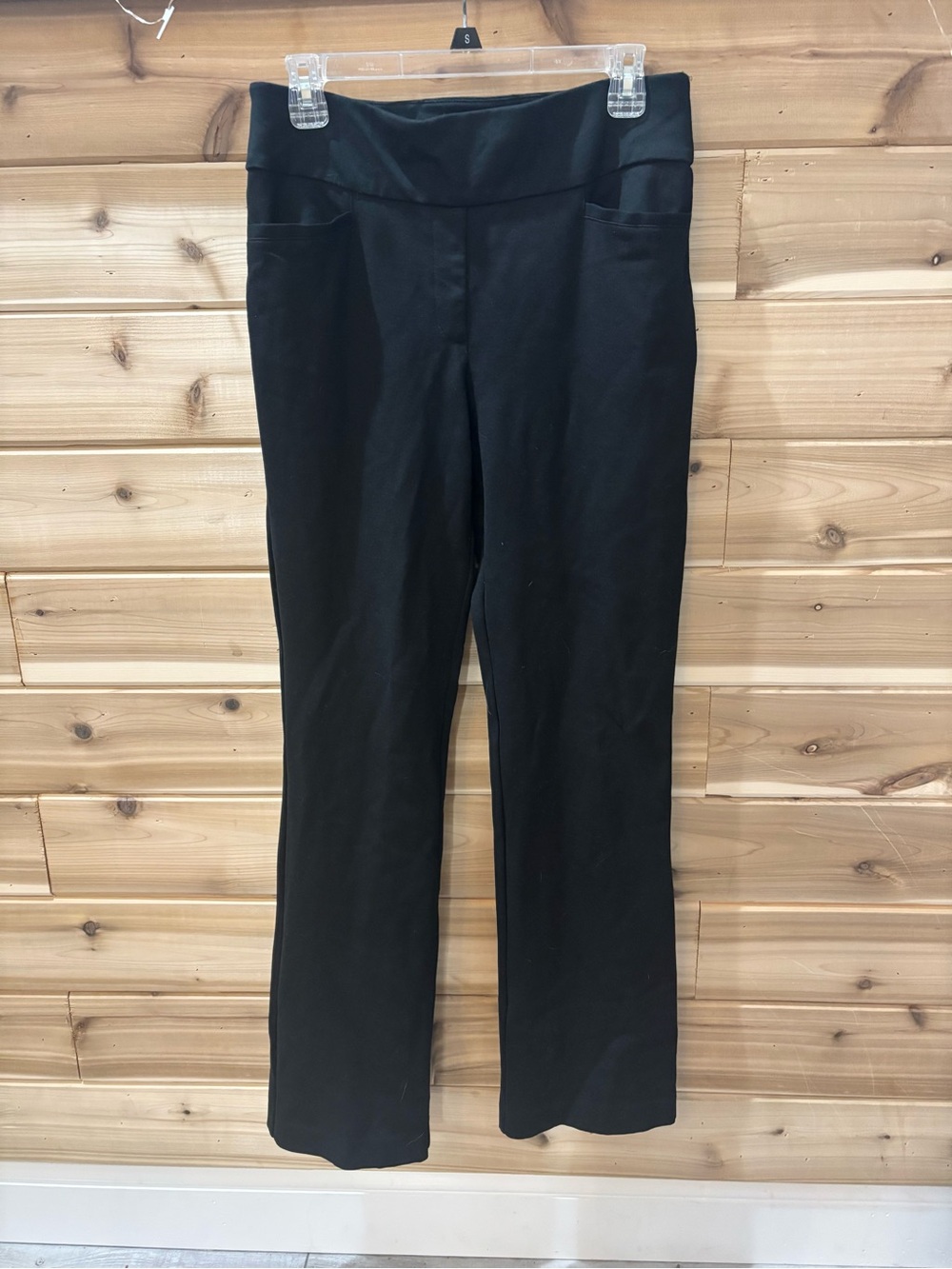 Express Black Pull-On Straight Pants